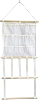 Headband Holder Bows Organizer for Girls, Large Capacity Bow Holder(white) | Pre-Assembled Wall Hanging Hair Accessories Organizer Storage for Headbands, Hair Bows & Clips, with 20 Hooks