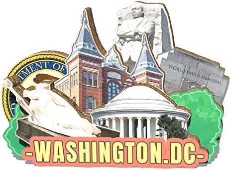 USA Washington.DC Magnet Fridge Magnet Wooden 3D Landmarks Travel Collectible Souvenirs Decoration Handmade4 image 5