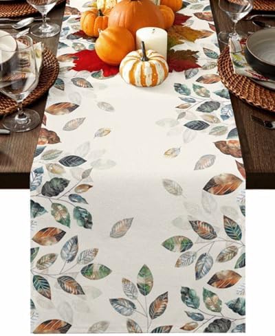 Thanksgiving Cotton and Linen Table Runner