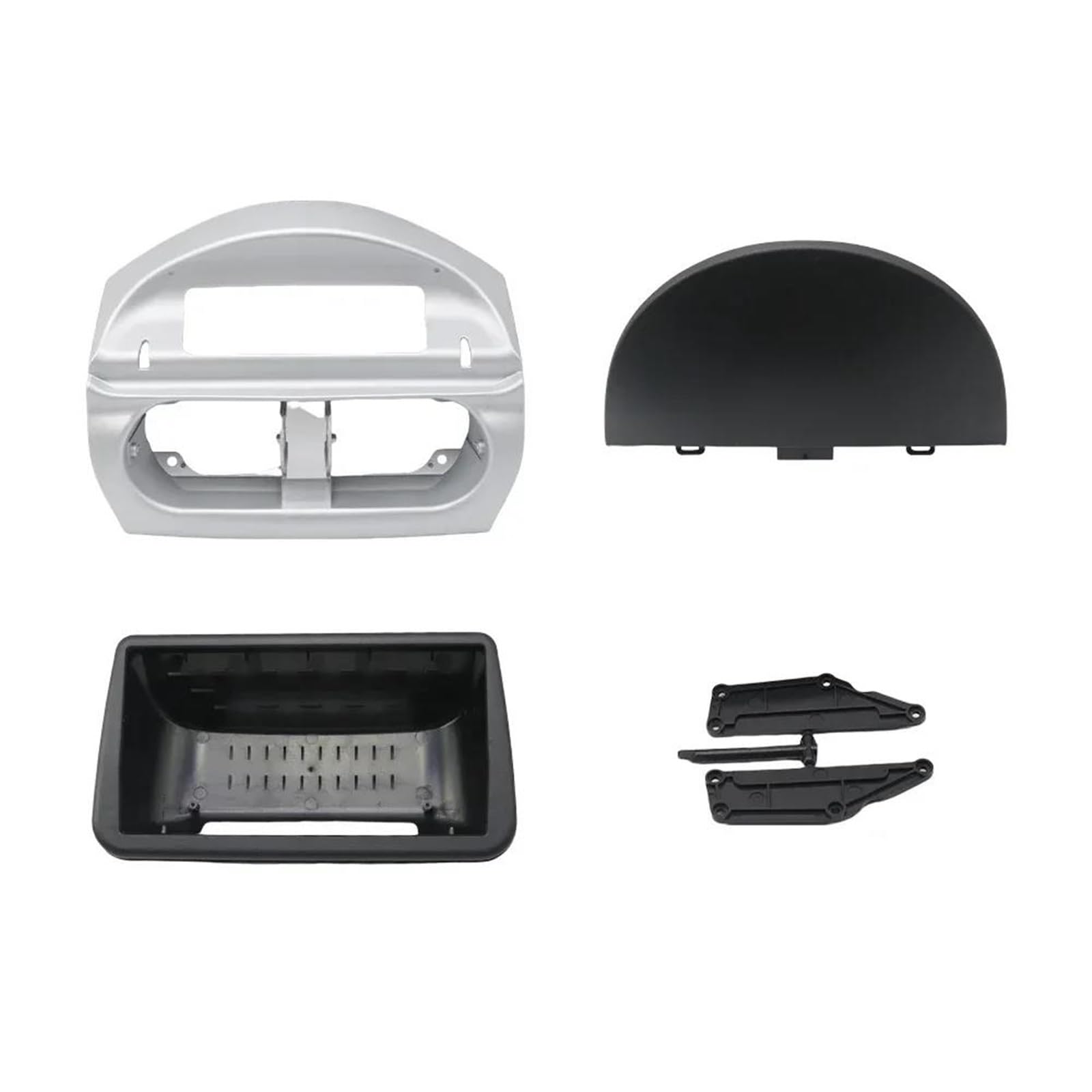 Marco de radio de coche Adaptador Fascia Marco 9 Pulgadas Decodificador Caja Canbus Panel Ajuste Tablero Radio Para Combo Para Corsa Para Tigra 01-11(Frame)