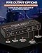 STRICH Guitar Pedal High Power Supply, Pedalboard Power Supply with 8 Totally Independent DC 9V/12V/18V Outputs(200mA/300mA/1000mA) for Power-hungry Effect Pedal, SPS-30 MAX