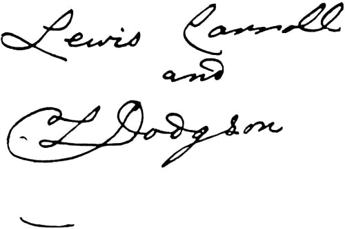 Charles Lutwidge Dodgson N (1832-1898) Lewis Carroll Inglés Matemático y escritor autógrafo autógrafo impreso por (18 x 24)