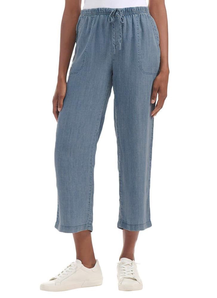 SplendidWomen's Cropped Wide Leg Drawstring Pant