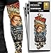 Produktbild Deluxe Full Arm temporäre Tattoos, SEA CHANCE® Temporär Tätowierung Klebe Tattoo Körperkunst Aufkleber Fake Arm Tattoos Sticker für männer und Frauen (6 Blätter)