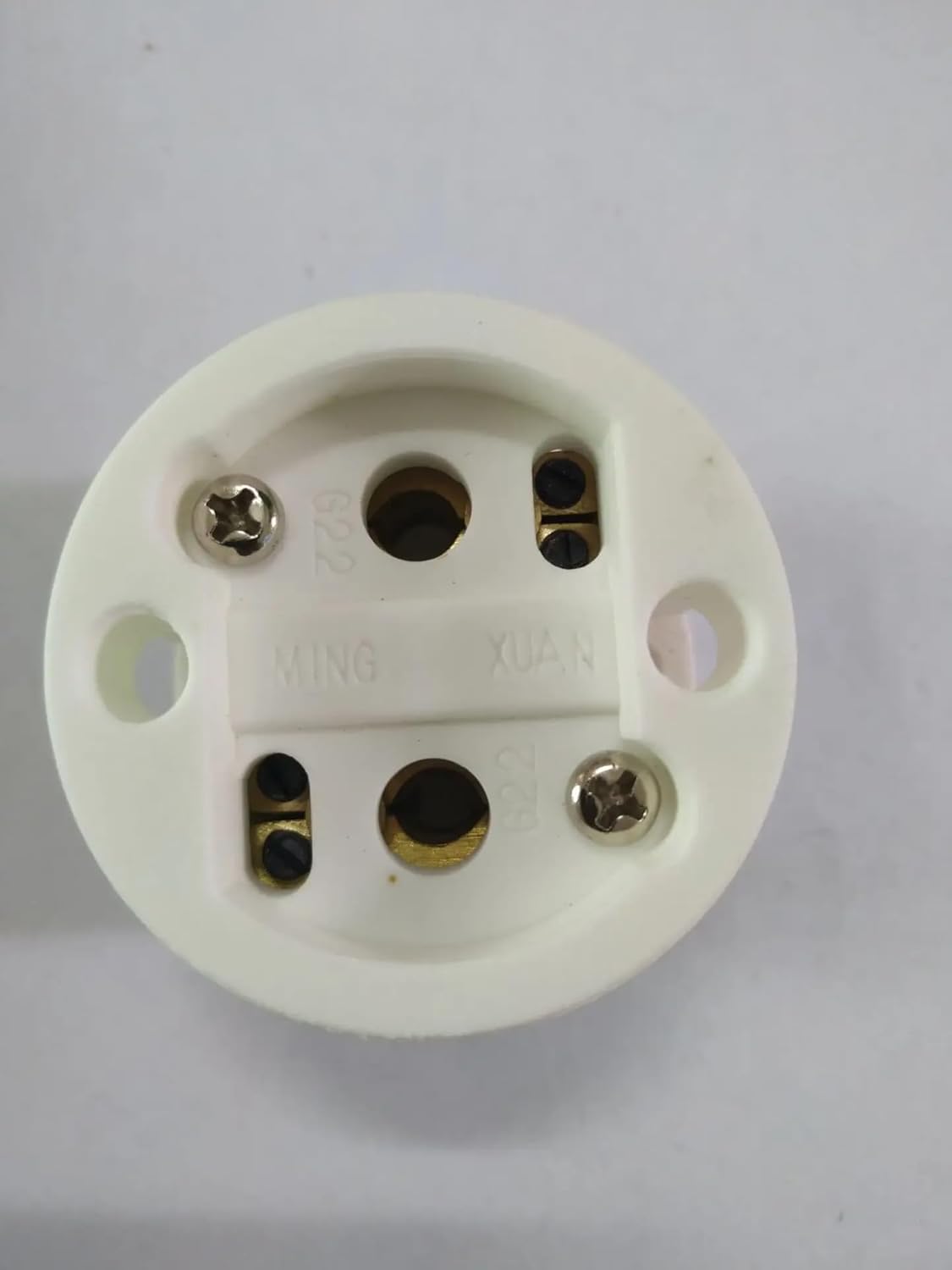 JIANGSHU G22 lamp Holder G22 lamp Holder, Quartz lamp Holder for Stage(1PCS)