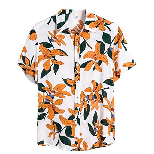 Chemise Homme Grande Taille Imprimé Floral Version Coréenne