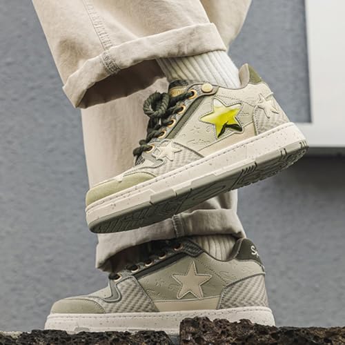 Star Pattern Skate Shoes for Women Y2K Walking Sneakers Chunky Platform Shoes Aesthetic Non Slip Streetwear Fit Well2