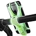 Universal Bike Phone Holder, Bicycle Handlebar Stroller Cell Phone Mount for iPhone 8 7 6S Plus 5 SE Samsung Galaxy S8 S7 Note 6, 4 to 6 Inch Smartphone - Luminous Green (Glow in The Dark)