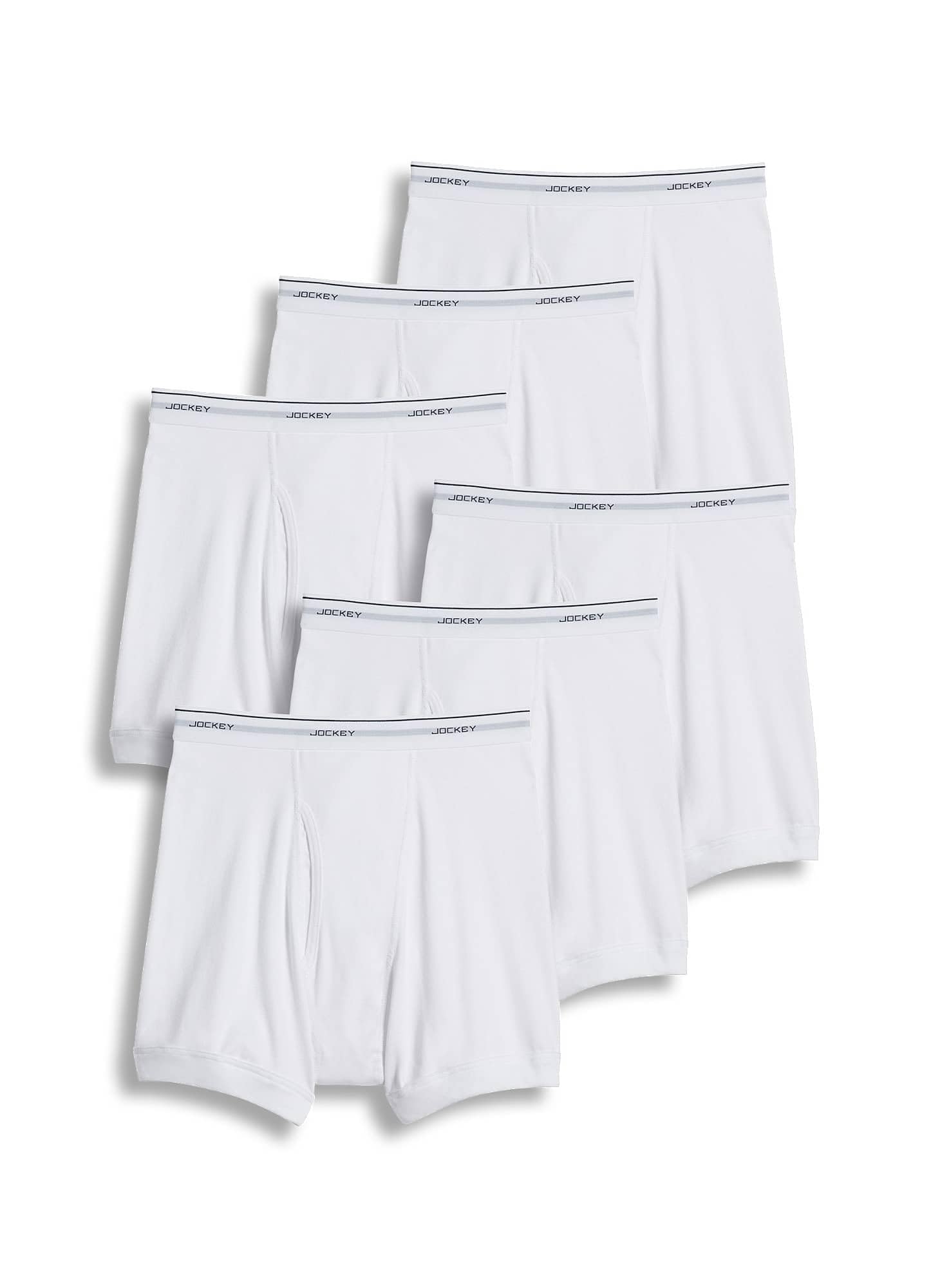 Jockey Men's Underwear Classic 5" Boxer Brief - 6 Pack
