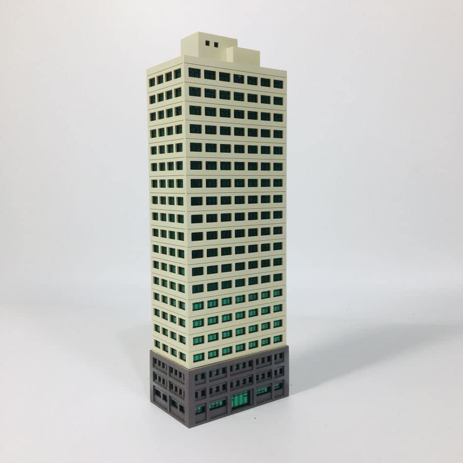 BENME SHF Scale Integrated Plastic Model of Modern Commercial Building-1:300 (Gray)