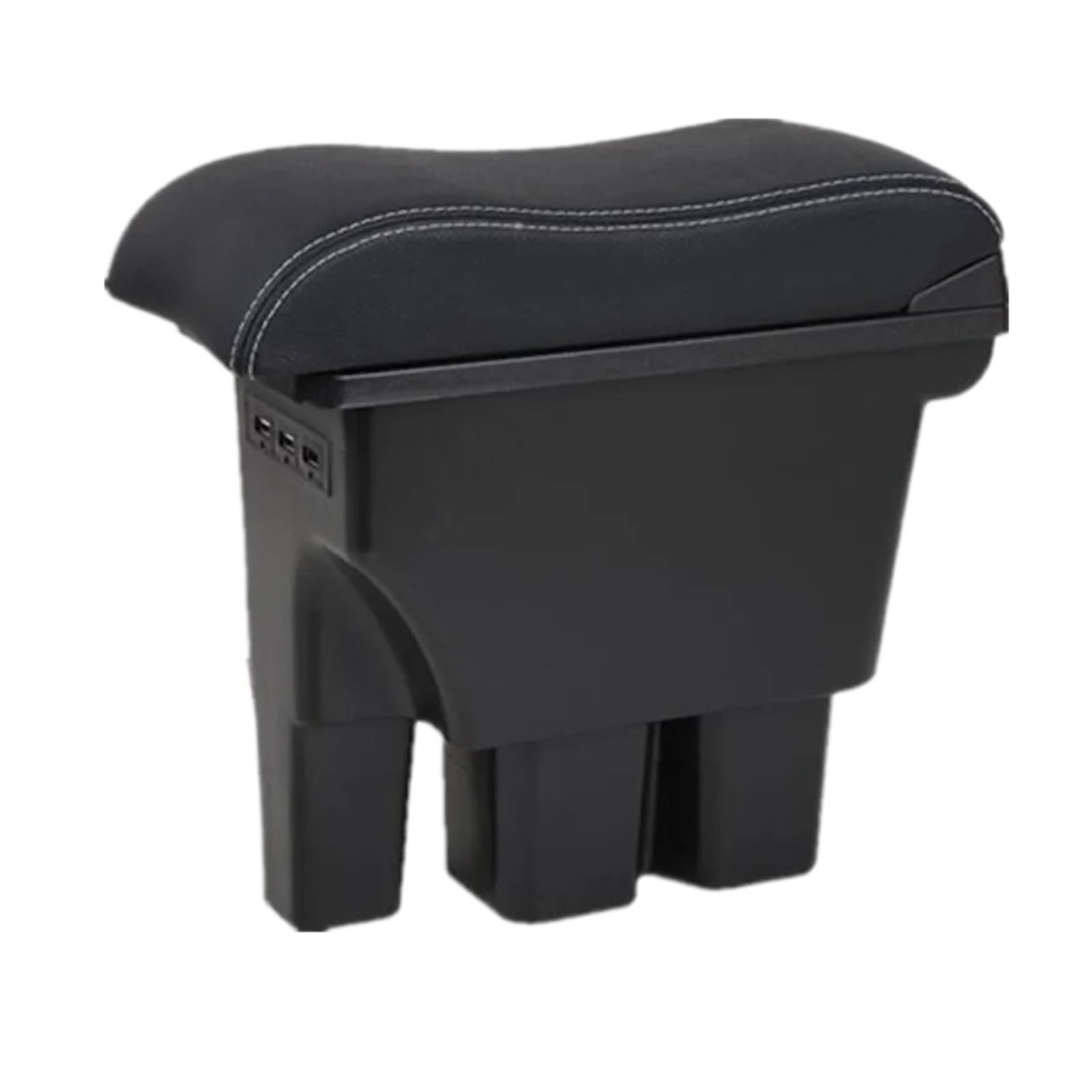 Ggwqoops Car Armrests For Suzuki For Jimny JB74 For Jb64w 2019-2024 Car Center Armrest Box Assembly Storage With USB Ports Retrofit Parts Interior Armrest Box(A2 white line)