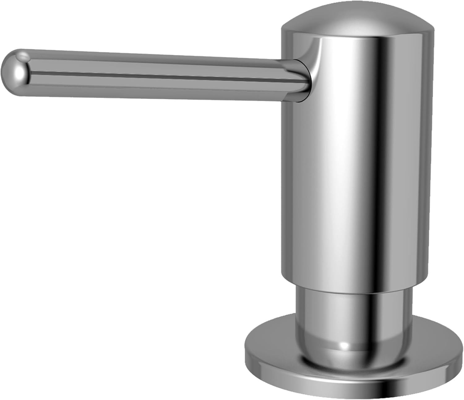 Stainless Steel Liquid Soap Dispenser with Push-Action Pump