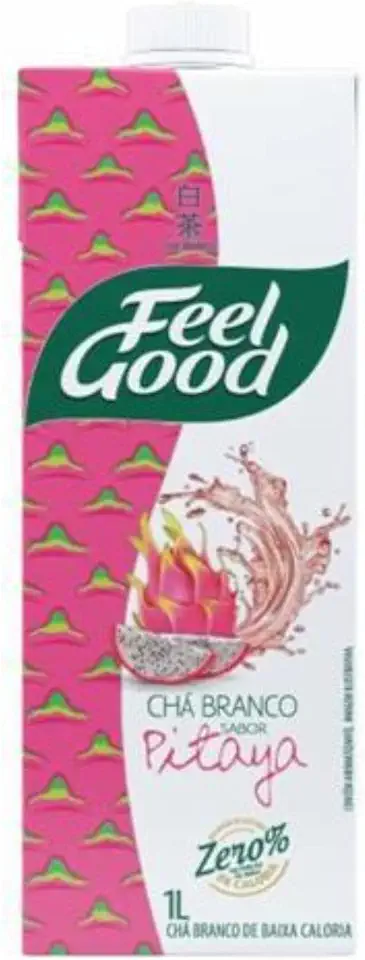 Chá Branco com Pitaya Feel Good 1L – Zero Açúcar, Sem Calorias, Pronto para Beber