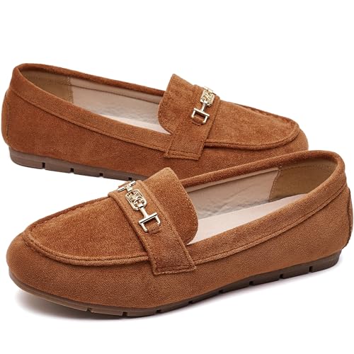 Image of Women's Loafer Shoes Leisure Slip On Work Shoes Comfort Walking Flats