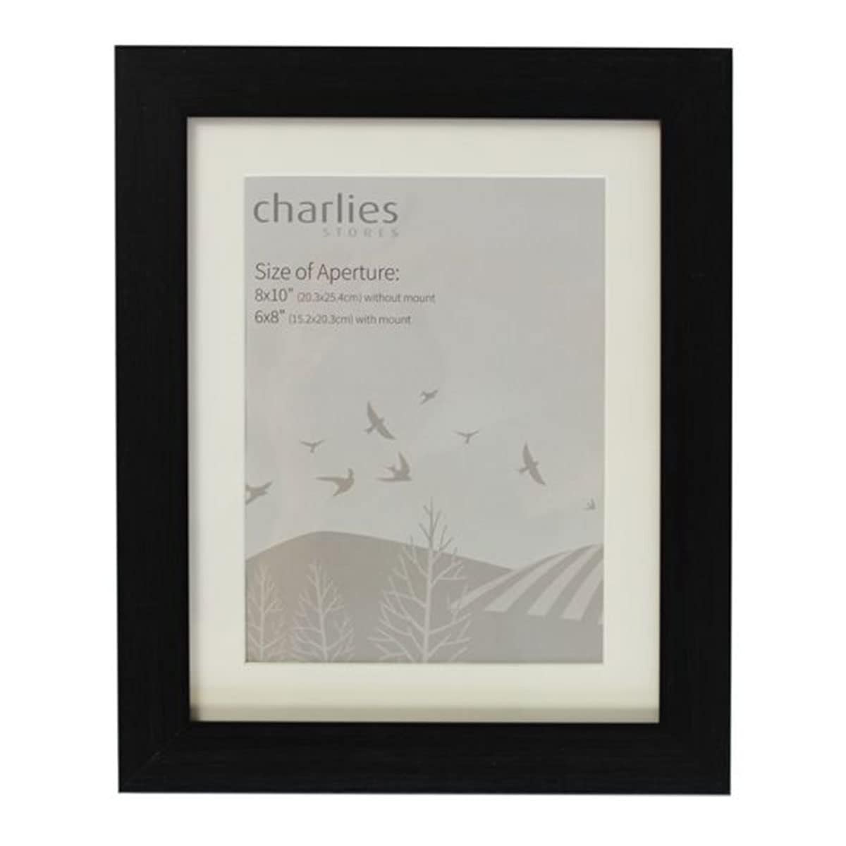 Charlies Black Photo Frame 8x10 Inch โ image 1