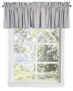 Native Fab Gingham Karo Vorhangset, 2 Stück