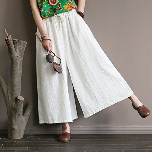 Shanghai Story Linen Coat Jacket Long Dress Chinese Cheongsam Style Dresses Wide Leg Pants for Women4