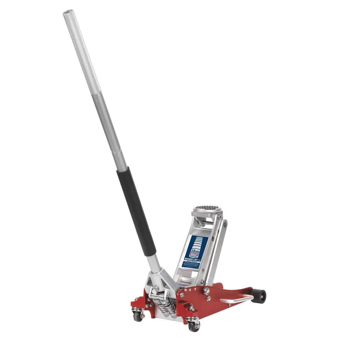 Sealey Low Entry Aluminium Rocket Lift Trolley Jack 1.5 Tonne