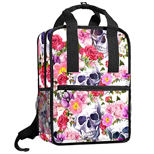 Cartable flamant rose pour filles et garçons avec bretelles réglables