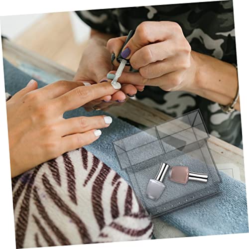 Organizador acrílico para máquina de manicura miniatura 7