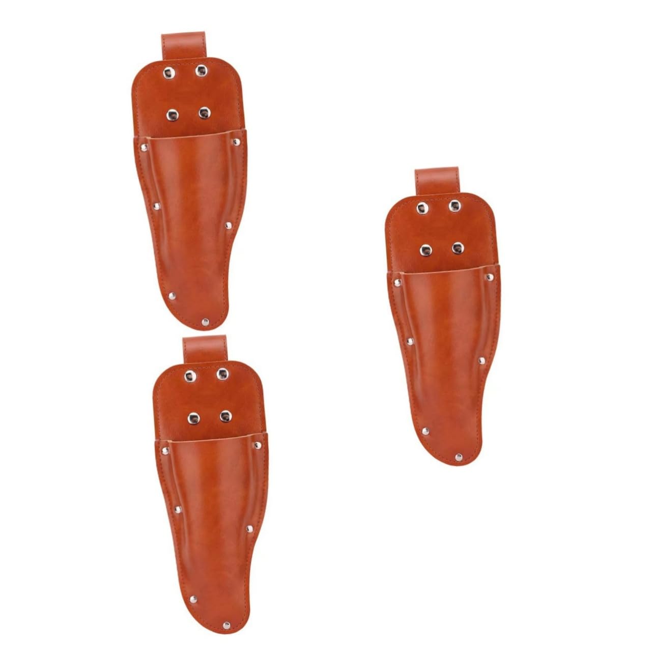 IWOWHERO 3pcs Scissor Set Barber Scissor Storage Bag Pruners Garden Shears for Salon Use