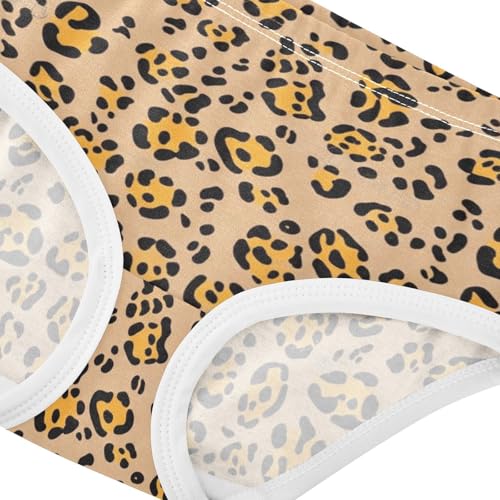 Brown Leopard Print Girls Underwear Toddlers 2t Cotton Panties for Girl Fun Underpants Briefs4
