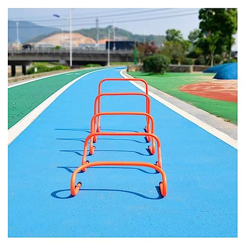 Agility Hürden-Set für Geschwindigkeitstraining - Leichtathletikausrüstung zum Springen Einstellbare Höhe 6 bis 20 Zoll Ideal für Übung und Rennen