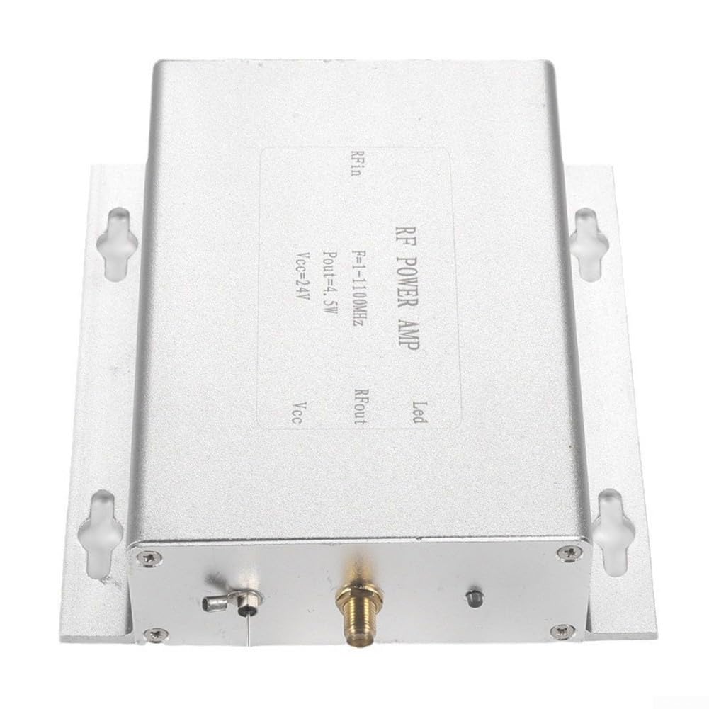 RF Power 1-1100MHz 4.5W Amplificador lineal de alta ganancia con para conector sma para estación de jamón de aumento de señal de radio