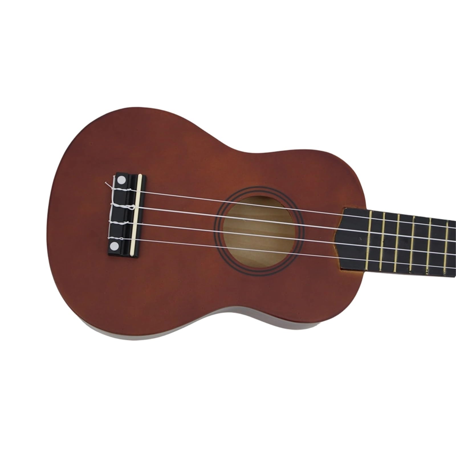 Ukulele Per Principianti Ukulele Marrone Rotondo Da 21 Pollici Adatto A Principianti E Adulti
