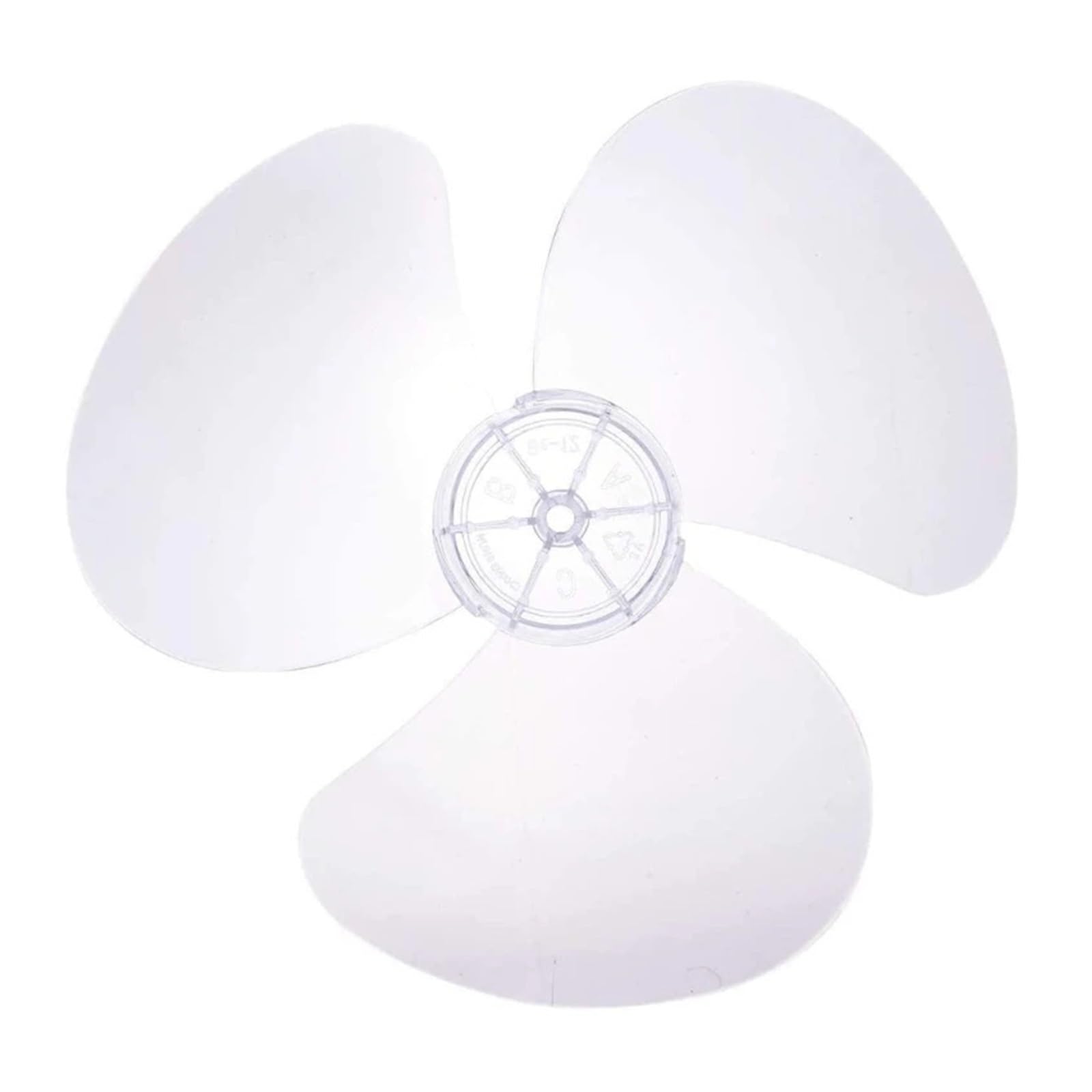 FOELANNE Plastic Fan Blade, 3 Leaves Plastic Fan Blade Replacement For 11/12/16 Inch Pedestal Stand Table Fans(Type a)