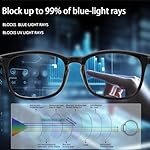 2 PCS Blue Light Glasses for Woman, Blue Light Glasses Men Bluelight Blocking Glasses Eyeglasses For Reading Gaming - Image 5