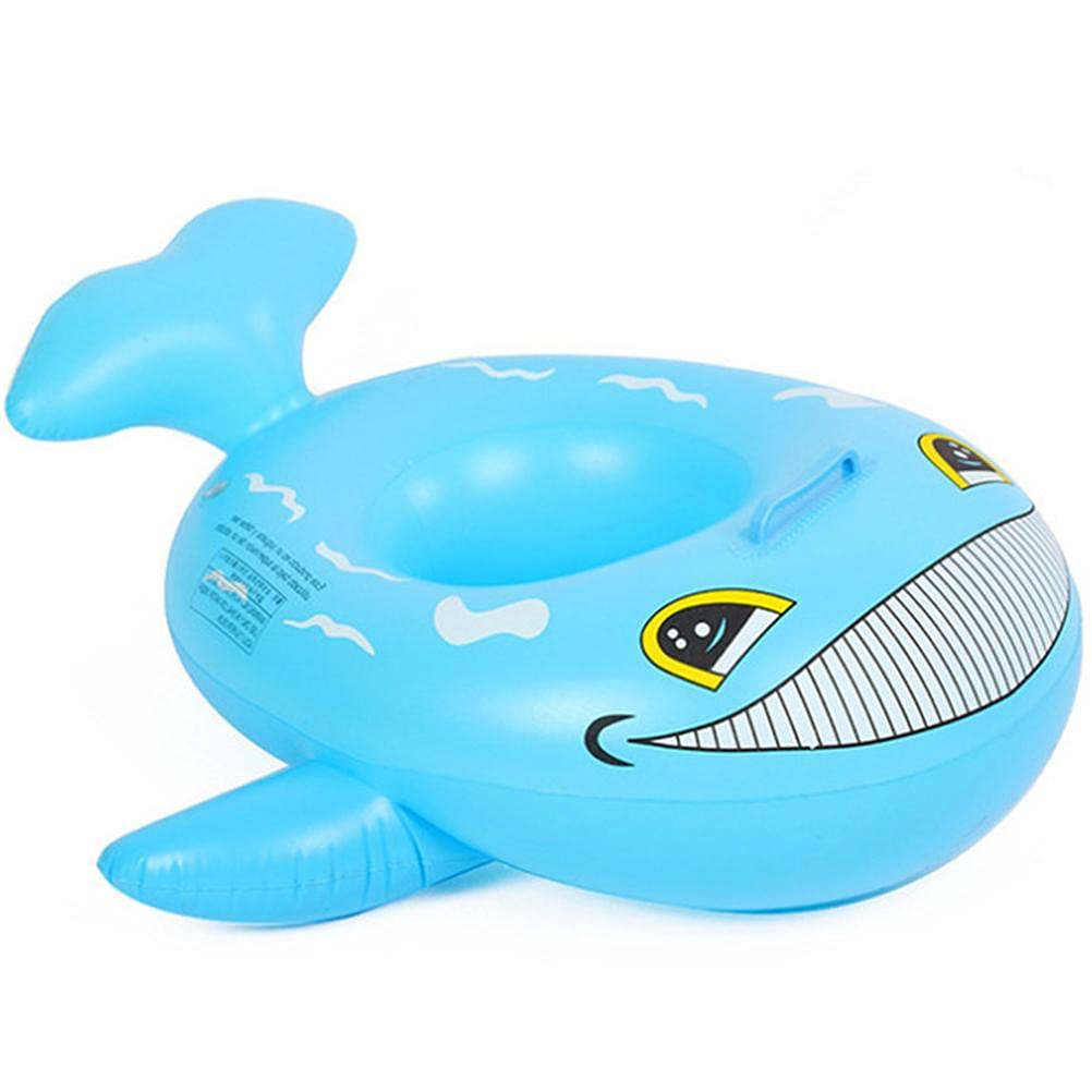 Whale Shark Baby Swimming Ring With Handle Inflatable Swimming Aid