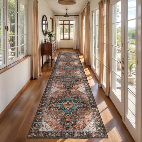 Ciicool 2x12ft Long Hallway Rug, Washable Runner Rug Non Slip