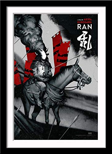 Image of Tallenge - Ran - Akira Kurosawa Japanese Classic Movie Poster - Medium Framed Poste(Paper,12 x 17 inches, MultiColour)