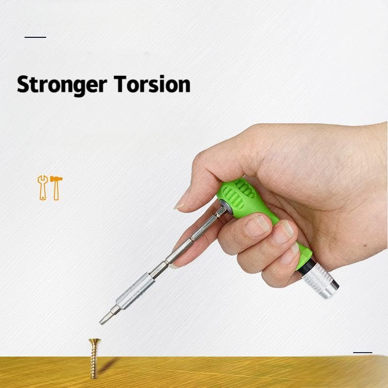 Image of 32-in-1 Multifunctional Screwdriver Set, Precision Screwdriver Tool with Extension Rod, Household Home Repair Tool Kit for Phone, Computer, Watch, Game Console, Laptop