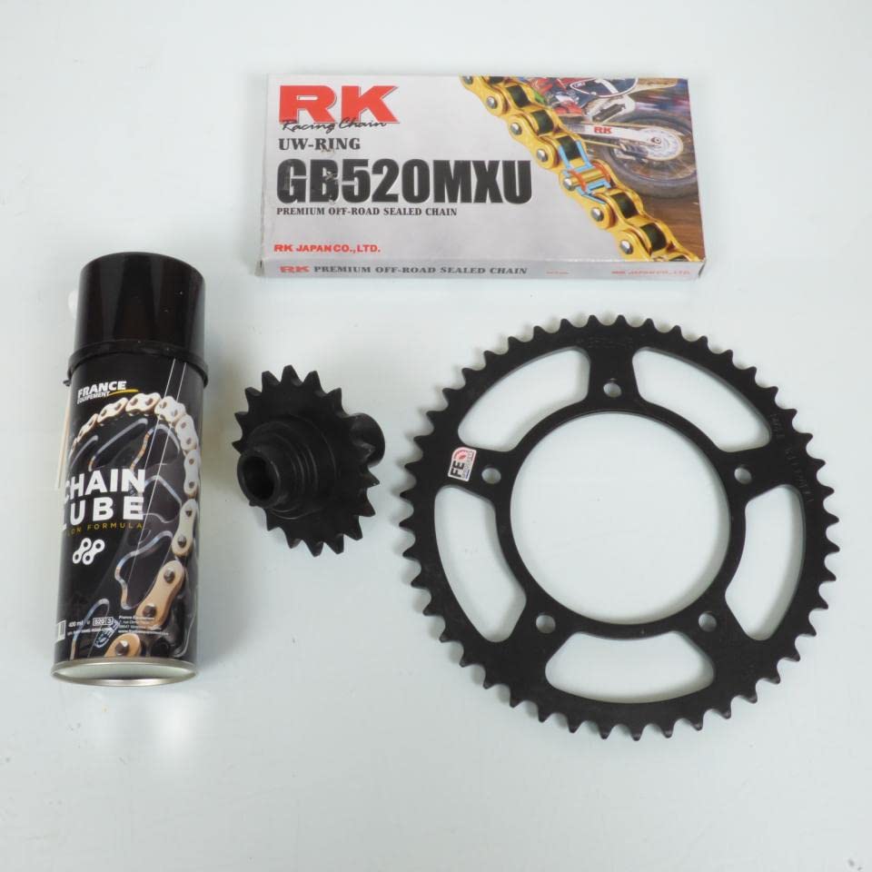 Kit chaîne FE scooter Yamaha 530 T-Max 2012 à 2016 17x41 dents SJ092/SJ099 Neuf