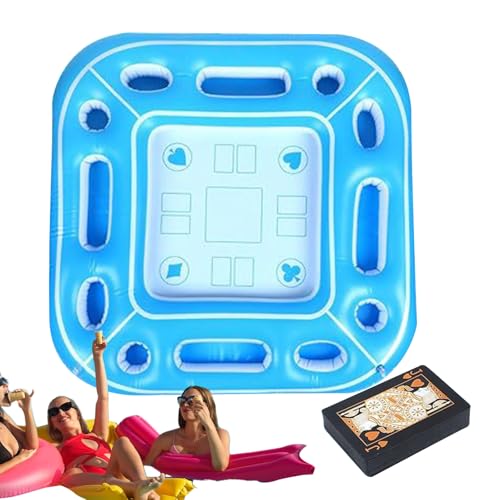 Table de jeux flottante pour piscine pour jouer sans mouiller
