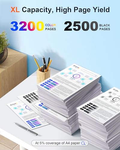 Image of Compatible HP 218X Toner Cartridges 4 Pack with Chip for HP Color LaserJet pro MFP 3301fdw 3301sdw Compatible for 218X 218 218A Toner for LaserJet pro MFP 3301fdw 3301sdw 3301cdw 3201dw W2180X