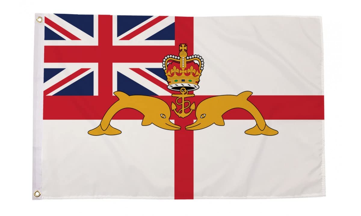 5ft x 3ft (150 x 90 cm) Royal Submarine Service Military 100% Polyester Material Flag Banner Ideal For Pub Club Festival Business Party Decoration