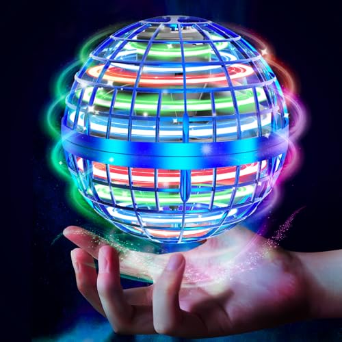 Tikduck Flying Orb Ball 2025 Toys Soaring Hover Boomerang Spinner Hand Controlled Mini Drone Cosmic Globe Spinning Kids Adults Outdoor Birthday Gift Cool Stuff for Boys Girls 6 7 8 9 10+ Year Old