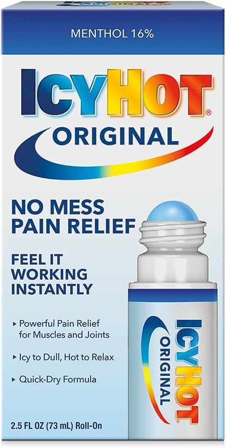 Icy Hot Original Medicated Pain Relief Liquid with No Mess Applicator, 2.5 Fluid Ounces (B0CMTKBSFK) Amazon Price History, Amazon Price Tracker
