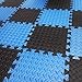 9HORN Exercise Mat/Protective Flooring Mats with EVA Foam Interlocking Tiles and Edge Pieces Suitable for Gym Equipment, Yoga, Surface Protection