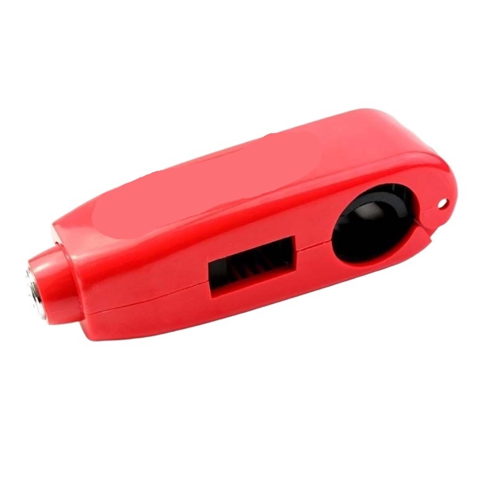Motorcycle Handlebar Lock Anti-Theft Handlebar Lock Vehicle Throttle Insert Motorcycle Horn Car Motorbike Lock Security(No Alarm Handlebar Lock Red)
