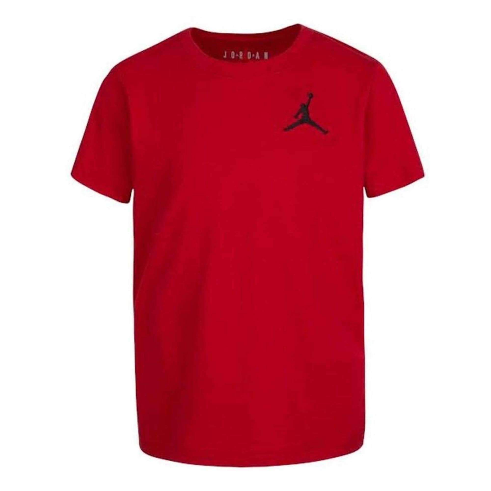 Air Jordan Boys Red Jm T Shirt  in Size 7 - 8 Years, Sports Direct