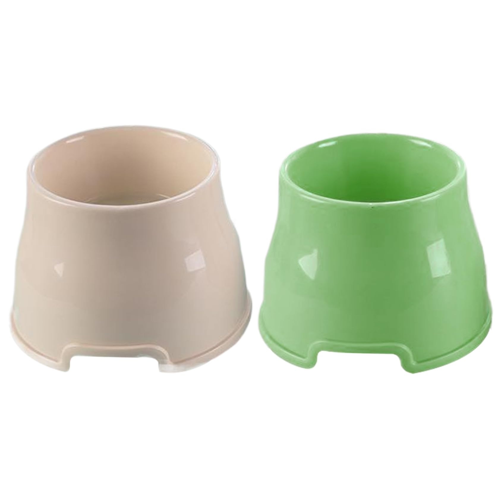 Bonalake 2Pcs Elevated Dog Bowls, Non-Slip PP Long Ear Dog Bowl High Capacity Water Containerfor Cocker Spaniels, Beagles, & Long-Eared Breeds Raised Bowl Spaniel Bowls for Dogs Ears Ear