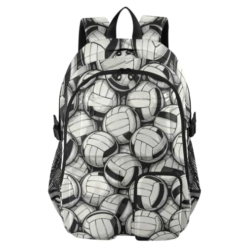 Mochila de equipaje grande de voleibol para organizar portátil y material 1