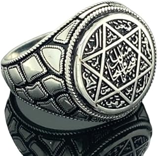 Seal Of Solomon Ring, Solomon Signet Ring, Star of David Ring, King Solomon Ring, 925k Sterling Handmade Silver Ring, Gift For Him