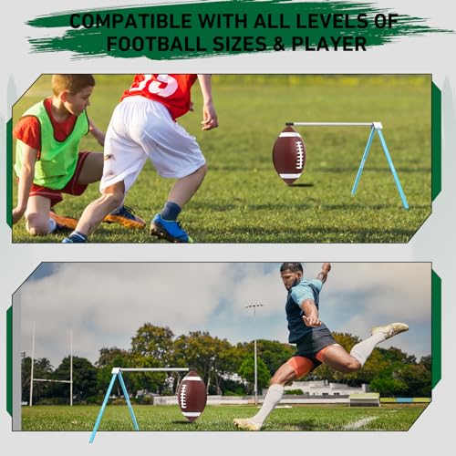 image for LvsJvcy Football Kicking Tee Stand, Premium Field Goal Kickoff Holder 