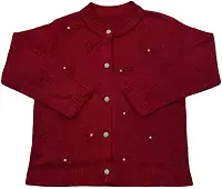 Casaco Casaquinho Cardigan de Tricô Tricot Frio para Bebê Menino e Menina Infantil Luxo