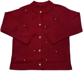 Casaco Casaquinho Cardigan de Tricô Tricot Frio para Bebê Menino e Menina Infantil Luxo